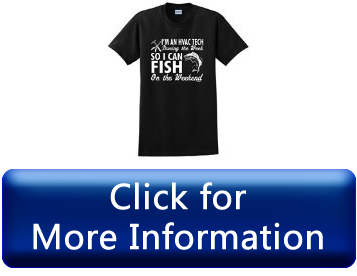 Usa HVAC Tech Gift So I Can Fish on the Weekend Fishing TShirt